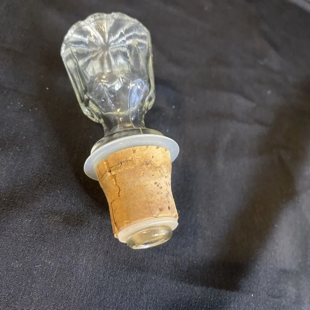 Vintage Prohibition Era Liquor Bottle Decanter Federal Law Prohibits Sale 12”